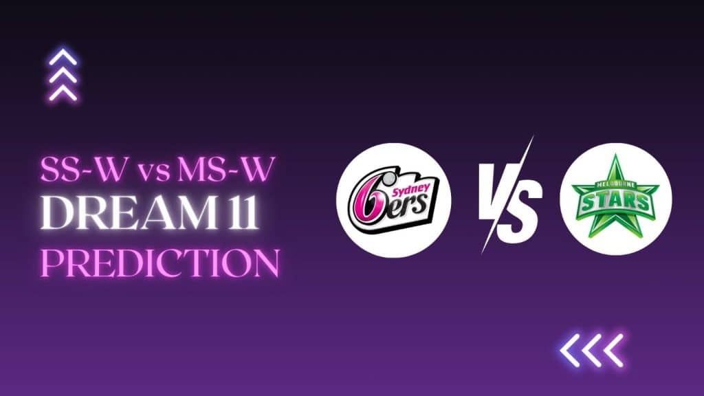 SS W vs MS W Dream11 prediction